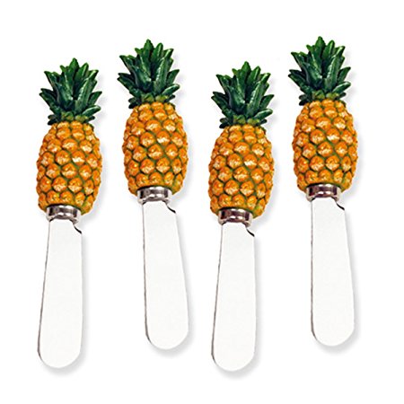 Pineapple Cheese Spreader Set of 4