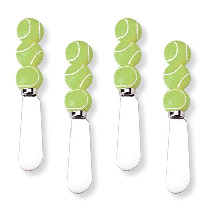 Tennisball Cheese Spreader Set of 4 (Bulk) by Supreme Housewares