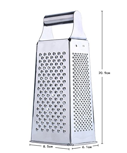 Diamond Home Stainless Steel Cheese Grater 4 Sided