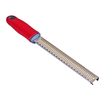 Beeasy Cheese Grater & Zester 18/8 Stainless Steel Blade (Red)