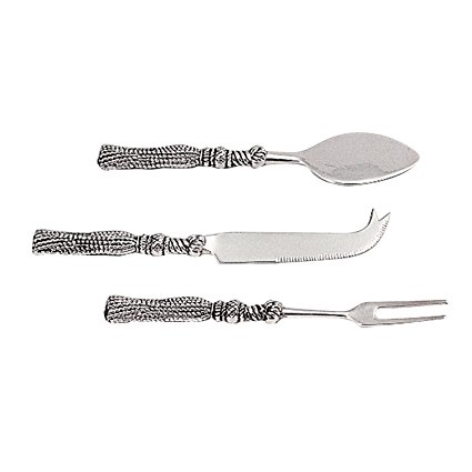 Elegance Silver 3 Piece Tassel Cheese Set