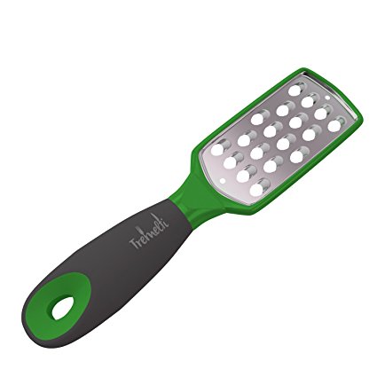 Tremelti Kitchen Essentials Ergonomically Designed Silicone Handled Cheese Grater - Green/Gray