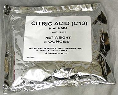 Citric Acid 8 oz - For Cheese