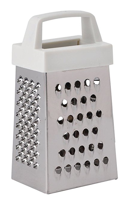 HIC Harold Import Co. HIC’s Mini Garlic Grater, 93194, Stainless Steel, 3 x 1.25-Inches