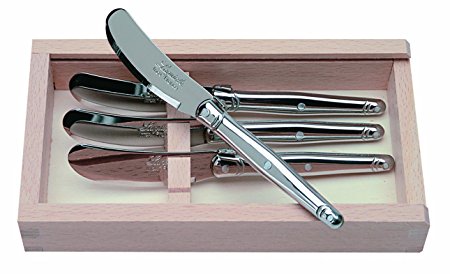 Jean Dubost Stainless Steel Spreader, Set of 4