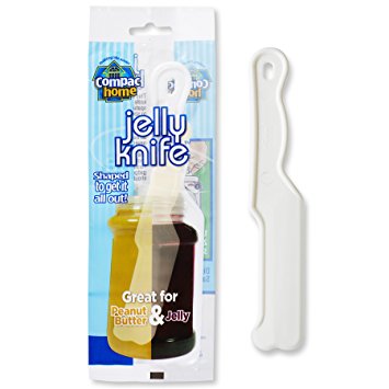 Compac Jelly Knife Spreader Plastic Knife for Peanut Butter and Jelly