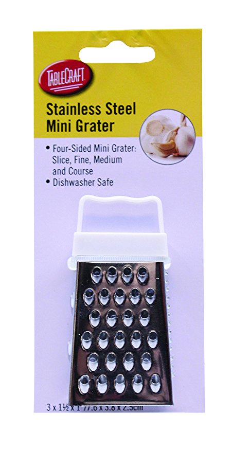 Tablecraft SG100 Mini Grater, Small, Silver